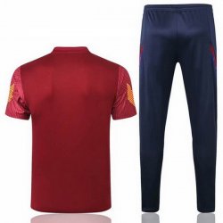Maglia di Formazione Barcellona Set Completo 2020 2021 Rosso Giallo