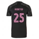 Maglia Real Madrid Terza NO.25 Rodrygo 2020 2021 Nero