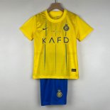 Maglia Al-Nassr FC Home Bambino 2023 2024 Maglia Al-Nassr FC Home Bambino 2023 2024