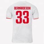 Maglia Juventus NO.33 Bernaroeschi Away 2019 2020 Grigio Bianco