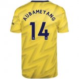 Maglia Arsenal NO.14 Aubameyang Away 2019 2020 Giallo