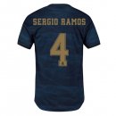 Maglia Real Madrid NO.4 Sergio Ramos Away 2019 2020 Blu Maglia Real Madrid NO.4 Sergio Ramos Away 2019 2020 Blu