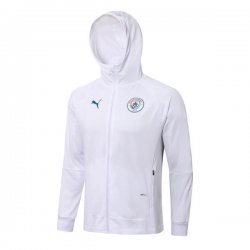Felpa Cappuccio Set Completo Manchester City 2022 2023 Bianco Felpa Cappuccio Set Completo Manchester City 2022 2023 Bianco