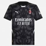 Thailandia Maglia AC Milan Portiere 2024 2025 Nero Grigio