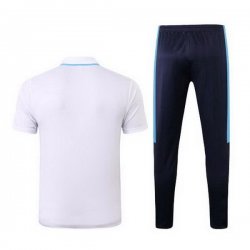 Polo Set Completo Marseille 2020 2021 Blu Bianco