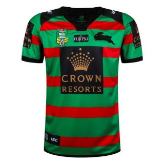 Thailandia Maglia Rabbitohs Home 2017 2018 Verde