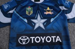 Thailandia Maglia Cowboys Capitan America Blu