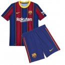 Maglia Barcellona Home Bambino 2020 2021 Blu Rosso