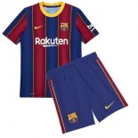 Maglia Barcellona Home Bambino 2020 2021 Blu Rosso