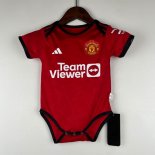 Maglia Manchester United Home Bebé 2023 2024 Maglia Manchester United Home Bebé 2023 2024