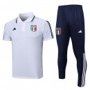 Polo Italia Set Completo 2023 2024 Bianco Blu
