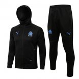 Felpa Cappuccio Set Completo Marseille 2022 2023 Nero Felpa Cappuccio Set Completo Marseille 2022 2023 Nero