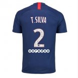 Maglia Paris Saint Germain NO.2 T.Silva Home 2019 2020 Blu