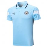 Polo Manchester City 2023 2024 Blu