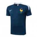 Maglia Formazione Francia 2024 2025 Blu Bianco