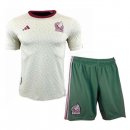 Maglia Messico Away Bambino 2022 2023 Bianco