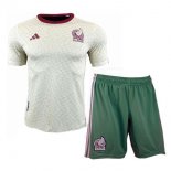 Maglia Messico Away Bambino 2022 2023 Bianco