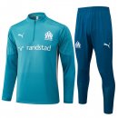 Felpa Allenamento Marseille 2024 2025 Blu
