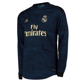 Maglia Real Madrid Away ML 2019 2020 Blu