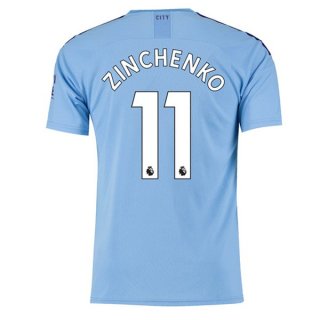 Maglia Manchester City NO.11 Zinchenko Home 2019 2020 Blu