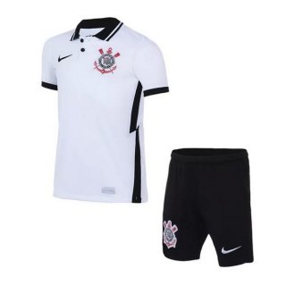 Maglia Corinthians Paulista Home Bambino 2020 2021 Bianco