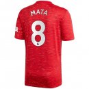 Maglia Manchester United NO.8 Mata Home 2020 2021 Rosso