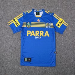 Thailandia Maglia Parramatta Eels Home 2017 2018 Blu