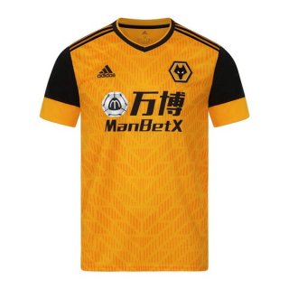 Thailandia Maglia Wolves Home 2020 2021 Giallo