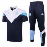 Polo Marseille Set Completo 2020 2021 Bianco Blu