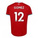 Maglia Liverpool NO.12 Gomez Home 2020 2021 Rosso Maglia Liverpool NO.12 Gomez Home 2020 2021 Rosso