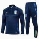 Felpa Allenamento Italia 2024 2025 Blu 3 Felpa Allenamento Italia 2024 2025 Blu 3