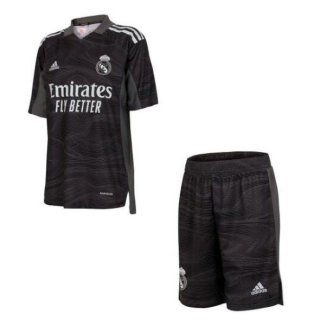 Maglia Real Madrid Portiere Bambino 2021 2022 Nero