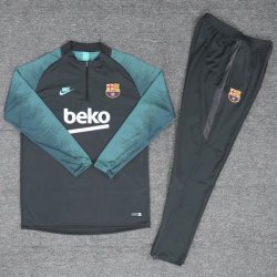 Felpa Barcellona 2019 2020 Nero Verde Grigio Felpa Barcellona 2019 2020 Nero Verde Grigio