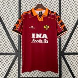 Thailandia Maglia AS Roma Home Retro 1998 1999 Thailandia Maglia AS Roma Home Retro 1998 1999