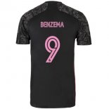 Maglia Real Madrid Terza NO.9 Benzema 2020 2021 Nero