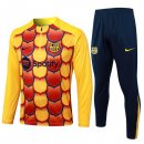Felpa Allenamento Barcellona 2024 2025 Giallo Rosso 3 Felpa Allenamento Barcellona 2024 2025 Giallo Rosso 3