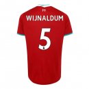 Maglia Liverpool NO.5 Wijnaldum Home 2020 2021 Rosso
