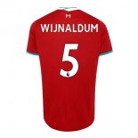 Maglia Liverpool NO.5 Wijnaldum Home 2020 2021 Rosso