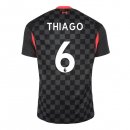 Maglia Liverpool NO.6 Thiago Terza 2020 2021 Nero