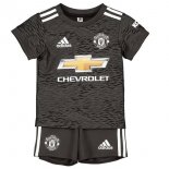 Maglia Manchester United Away Bambino 2020 2021 Nero