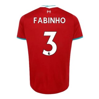 Maglia Liverpool NO.3 Fabinho Home 2020 2021 Rosso