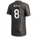 Maglia Manchester United NO.8 Mata Away 2020 2021 Nero Maglia Manchester United NO.8 Mata Away 2020 2021 Nero