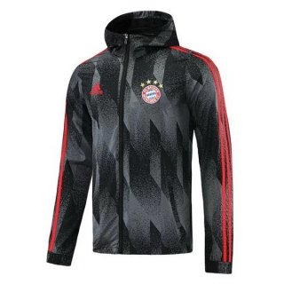 Giacca a Vento Bayern Munich 2021 2022 Nero Rosso