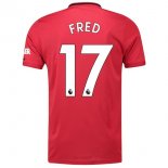 Maglia Manchester United NO.17 Fred Home 2019 2020 Rosso