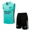 Maglia Arsenal Senza Maniche 2022 Verde Nero Maglia Arsenal Senza Maniche 2022 Verde Nero