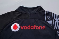 Thailandia Maglia Fiyi Away 2017 2018 Nero Thailandia Maglia Fiyi Away 2017 2018 Nero