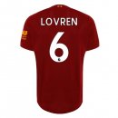Maglia Liverpool NO.6 Lovren Home 2019 2020 Rosso