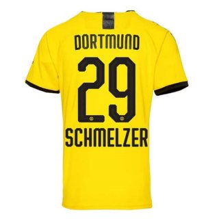 Thailandia Maglia Borussia Dortmund NO.29 Schmelzer Home 2019 2020 Giallo