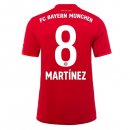 Maglia Bayern Munich NO.8 Martinez Home 2019 2020 Rosso