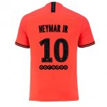 Maglia Paris Saint Germain NO.10 Neymar JR Away 2019 2020 Arancione